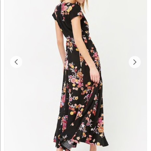 LOVE FIRE Floral Maxi Romper Jumpsuit Dress+Shorts - Picture 3 of 13